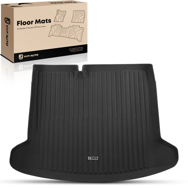 Rear Black Trunk Mat Cargo Liner for Nissan Kicks 2018-2022