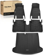 4 Pcs Front & Rear Floor Mats Liners for 2018-2024 Nissan Kicks