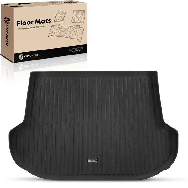 Rear Black Trunk Mat Cargo Liner for 2015-2024 Nissan Murano
