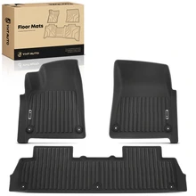 3 Pcs Front & Rear Floor Mats Liners for 2022-2024 Rivian R1S