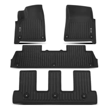 4 Pcs Front & Rear Floor Mats Liners for 2022-2024 Rivian R1S