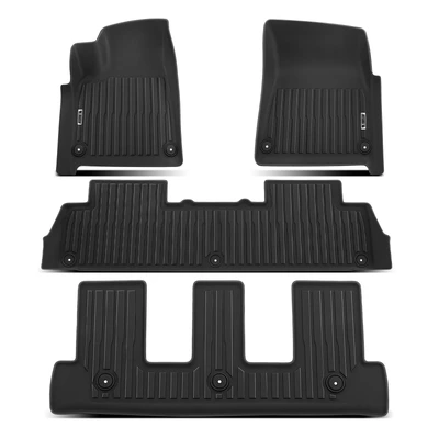 4 Pcs Front & Rear Floor Mats Liners