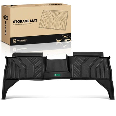 Rear Trunk Black Floor Mats Liners