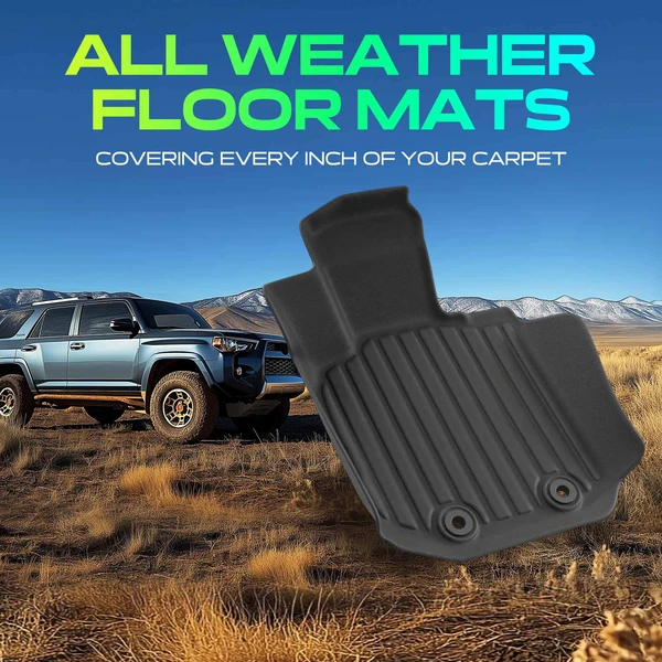 2 Pcs Front Black Floor Mats Liners for BMW Z4 M40i sDrive30i Toyota Supra GR Supra