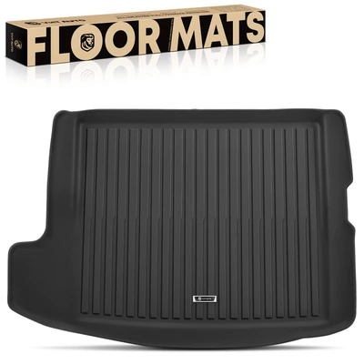 Rear Trunk Black Floor Mat Cargo Liner