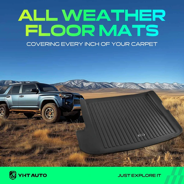 Rear Trunk Black Floor Mat Cargo Liner for Toyota Supra 2020-2024