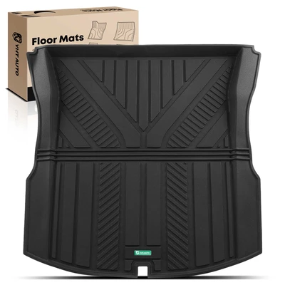 Rear Trunk Black Floor Mat Liner