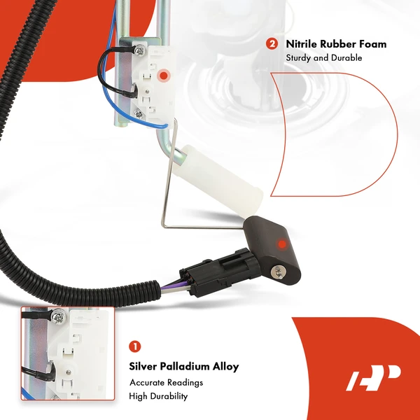 Fuel Tank Sending Unit for YJ Jeep Wrangler 1987-1990 15 Gallon Tank Round Top