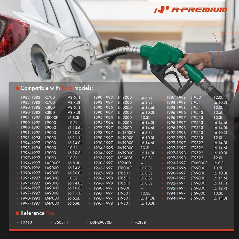 Locking Fuel Tank Cap with Keys for Ford C700 C800 1980-1982 L Series 1990-1998