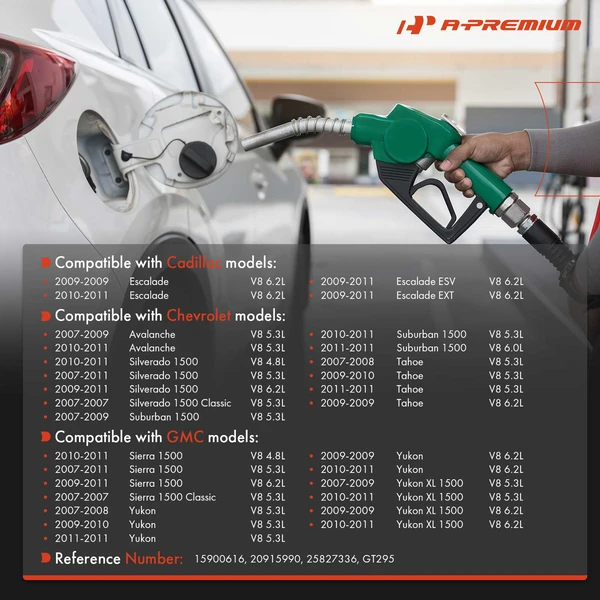 Fuel Tank Cap for Chevrolet Silverado 1500 2007-2011 Tahoe GMC Sierra 1500 Yukon