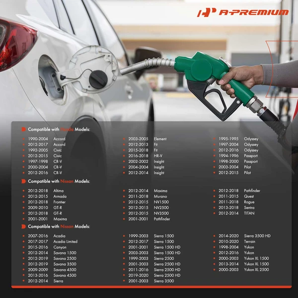 Fuel Tank Filler Cap with 2 Keys for Chevy Silverado 1500 Honda CR-V Accord Toyota