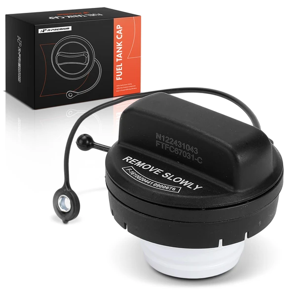 Fuel Tank Cap with Tether for Honda CR-V Accord Pilot Odyssey Ridgeline Acura MDX