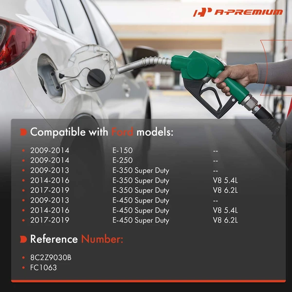 Fuel Tank Cap for Ford E-150 E-250 2009-2014 E-350 Super Duty E-450 Super Duty 2009-2019