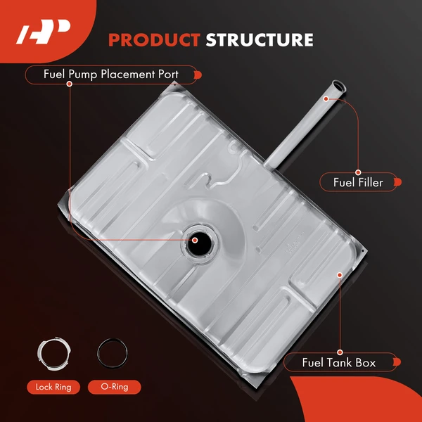 19 Gallons Fuel Tank for Buick Regal Century Oldsmobile Cutlass Salon Supreme