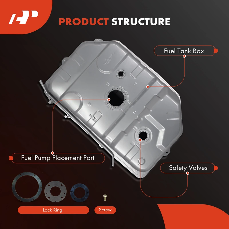 19.8 Gallons Galvanized Steel Fuel Tank for Kia Sedona 2002-2005 3.5L