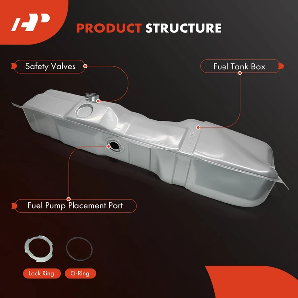 22.5 Gallons Fuel Tank for Ford F-150 1975-1978 F-250 F-350 F-100 1969-1978