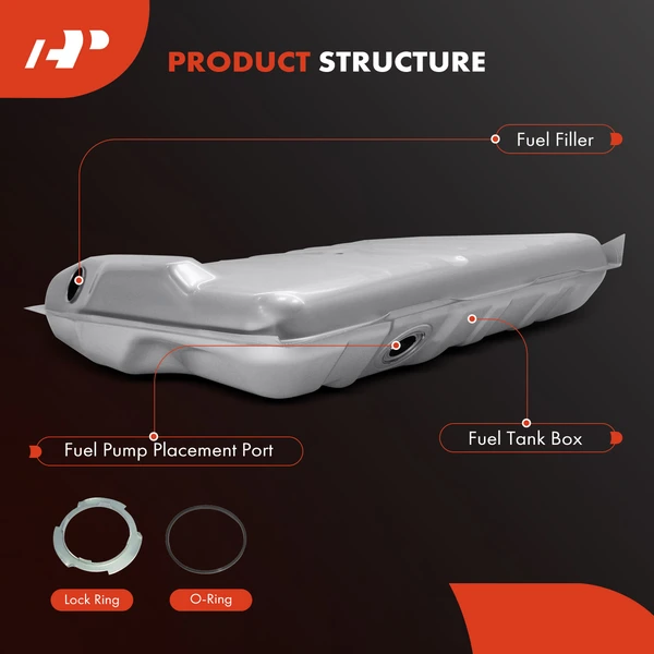 18 Gallons Fuel Tank for Ford Thunderbird Mercury Cougar 1980-1981 3.3L 4.2L 5.0L