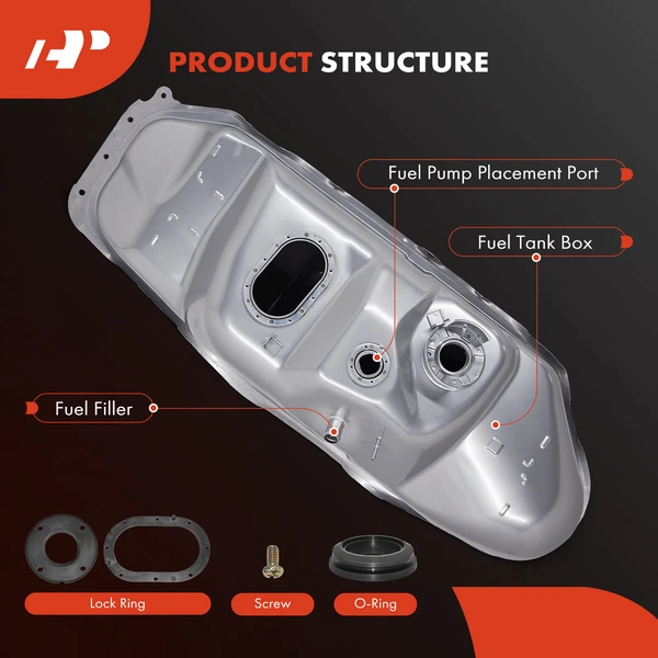 18.5 Gallons Fuel Tank for Toyota Tacoma 2002-2004 L4 2.4L L4 2.7L V6 3.4L