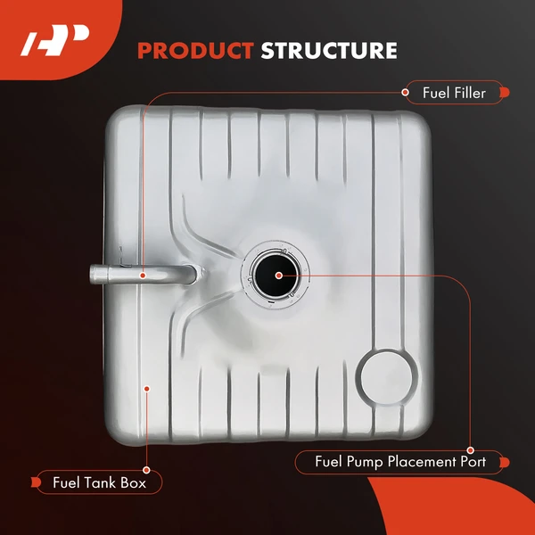 25 Gallons Fuel Tank with Lock Ring for GMC C15 C25 C1500 K15 K25 Suburban Jimmy