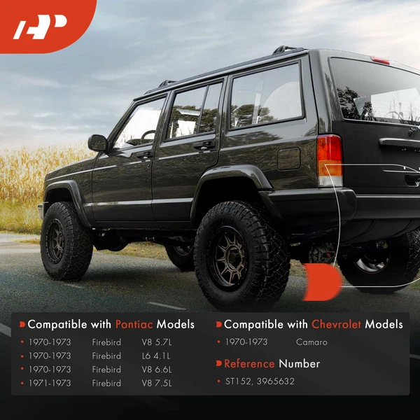 2 Pcs Steel Fuel Tank Straps for Chevrolet Camaro Pontiac Firebird 1970-1973