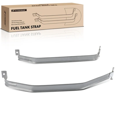 2 Pcs Steel Fuel Tank Straps