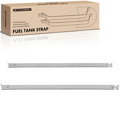 2 Pcs Steel Fuel Tank Straps
