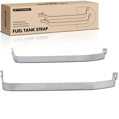 2 Pcs Steel Fuel Tank Straps