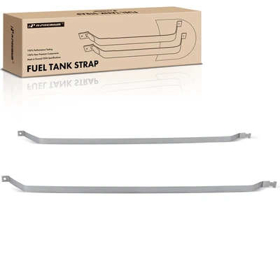 2 Pcs Steel Fuel Tank Straps