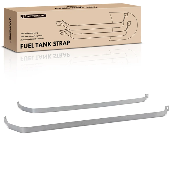 2 Pcs Steel Fuel Tank Straps for 1971-1973 Dodge Charger