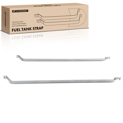 2 Pcs Steel Fuel Tank Straps