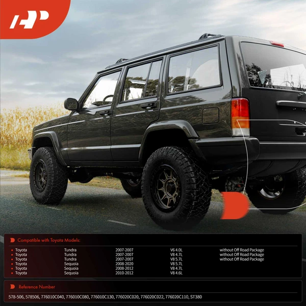 Fuel Tank Straps for Toyota Tundra 2007 Sequoia 2008-2020 without Off Road Package