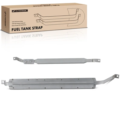 2 Pcs Steel Fuel Tank Straps