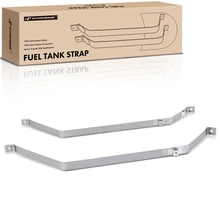2 Pcs Steel Fuel Tank Straps