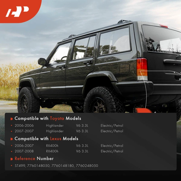 Fuel Tank Straps for Toyota Highlander 2006-2007 Lexus RX400h 2006-2008 3.3L