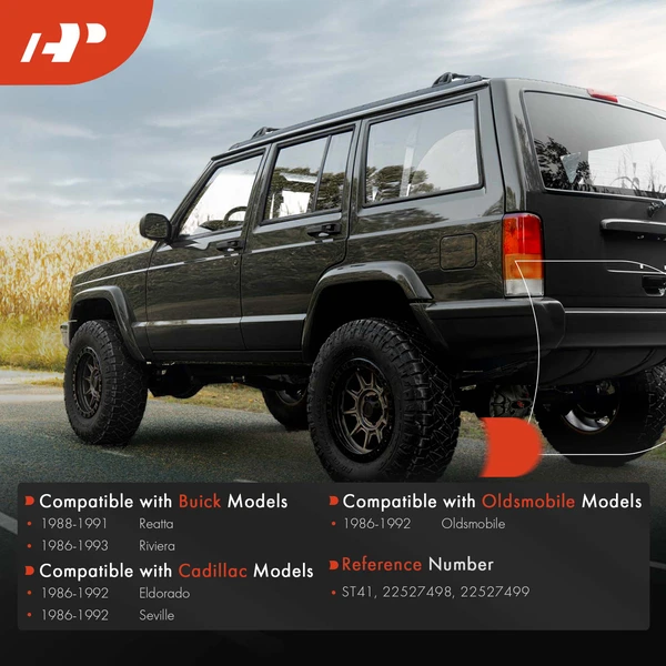 2 Pcs Steel Fuel Tank Straps for Cadillac Eldorado Seville Buick Reatta Riviera