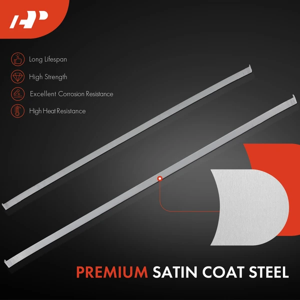 2 Pcs Steel Fuel Tank Straps for Chevrolet Malibu 1964-1967 Chevelle El Camino