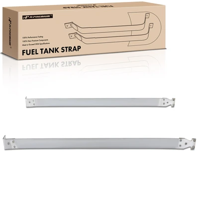 2 Pcs Steel Fuel Tank Straps