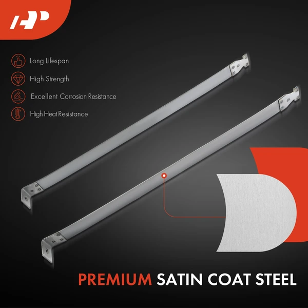 2 Pcs Steel Fuel Tank Straps for Ford LTD Custom Mercury Marquis