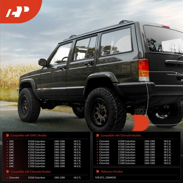 Fuel Tank Straps for Chevrolet GMC C1500 2500 Suburban K1500 2500 Suburban