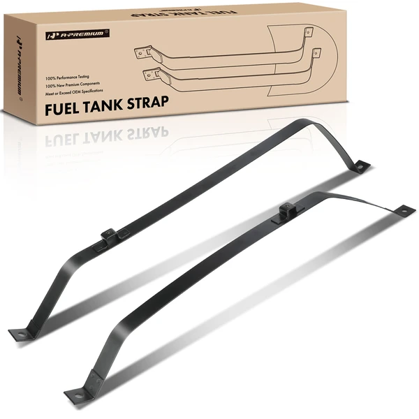 2 Pcs Fuel Tank Straps for Toyota Corolla Matrix Pontiac Vibe 2003-2004 L4 1.8L