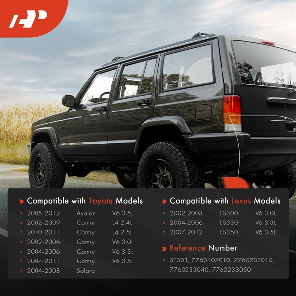 Fuel Tank Straps for Toyota Camry 2002-2011 Avalon Solara Lexus ES300 ES350