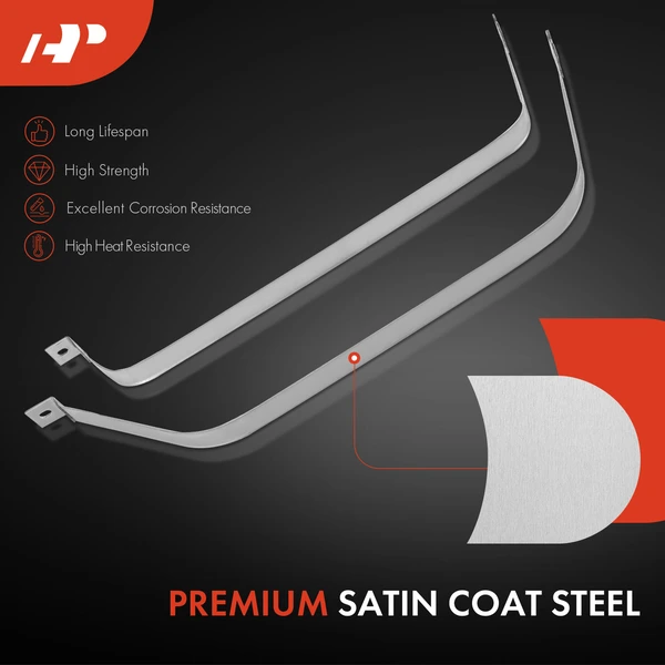 2 Pcs Steel Fuel Tank Straps for Mercury Cougar 1999-2002