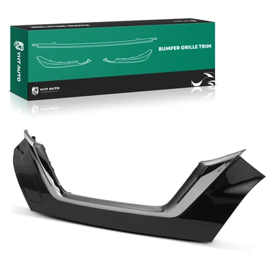 Front Lower Chrome Plastic Grille Molding Trim