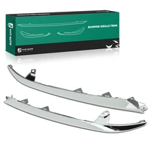2 Pcs Front Chrome Grille Headlight Molding Trim Set for 2021-2022 Honda Accord