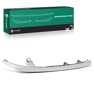 Front Passenger Chrome Grille Headlight Molding Trim