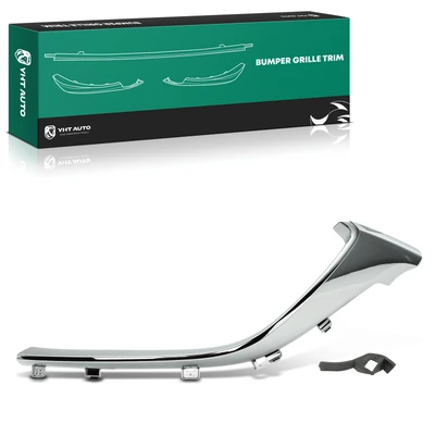 Front Driver Lower Chrome Grille Molding Trim