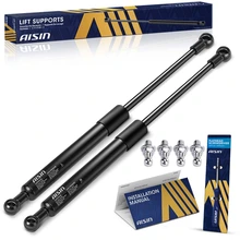 AISIN GAST-01125 2 Pcs Front Hood Lift Support Strut for 2003-2009 Toyota 4Runner