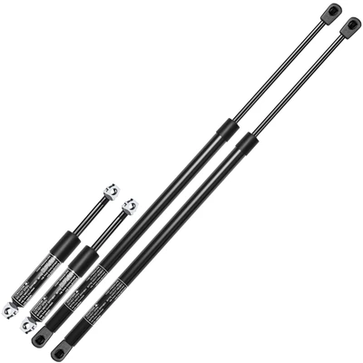 4 Pcs Hood & Tailgate Lift Supports Shock Struts