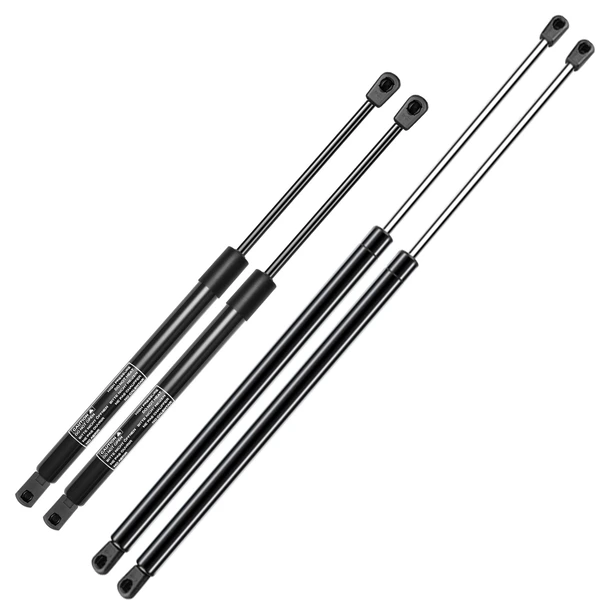 4 Pcs Rear Tailgate & Window Lift Supports Shock Struts for Chevy Suburban Tahoe