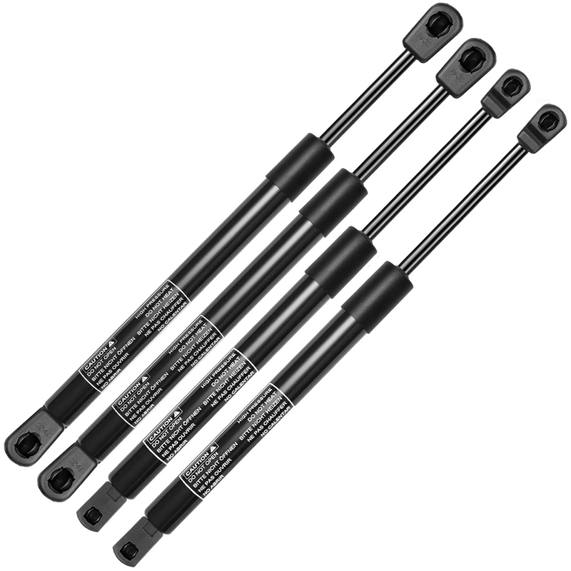 4 Pcs Hood & Tailgate Lift Supports Shock Struts for 1997-2002 Ford Expedition